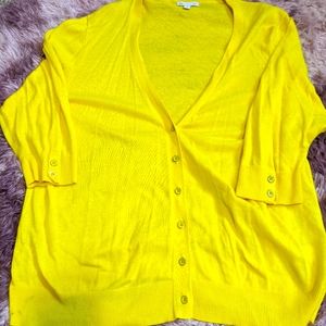 Gap cardigan XL yellow
